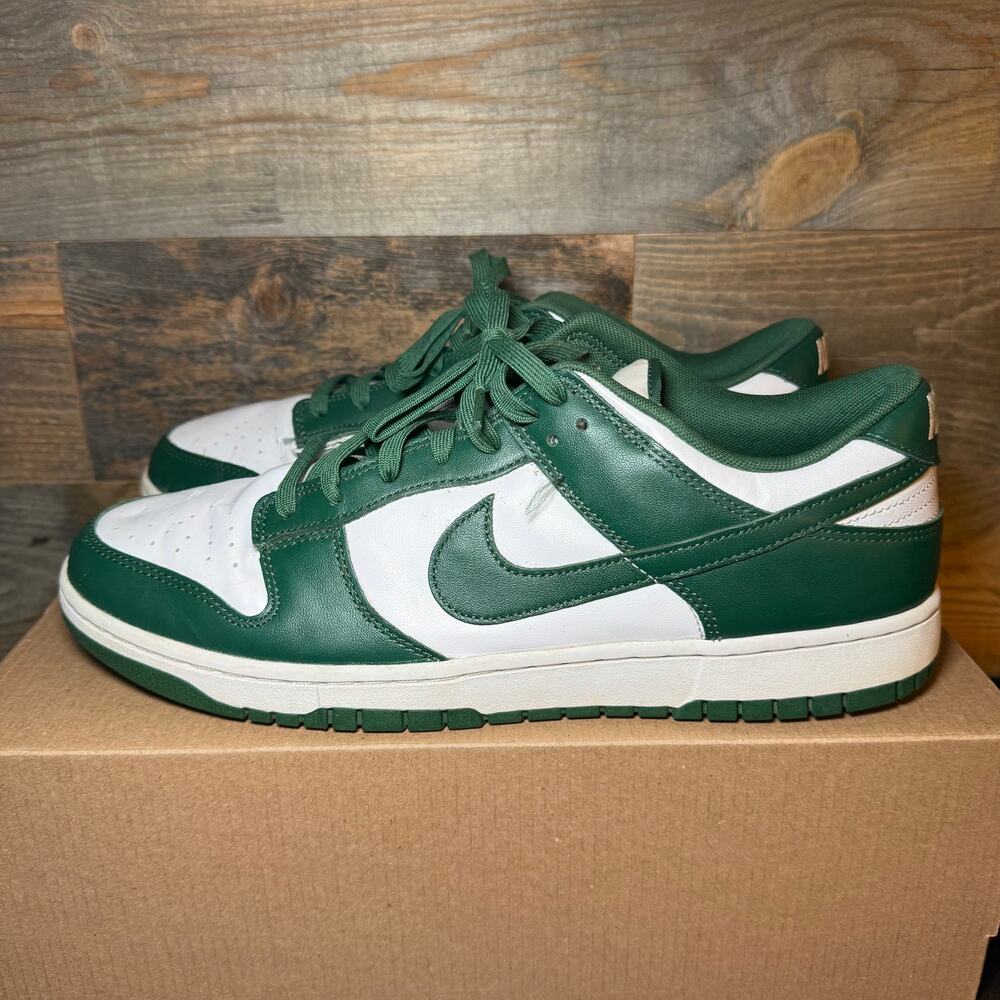 Nike Dunk Low Michigan State Men's Athletic Shoes Sz 13